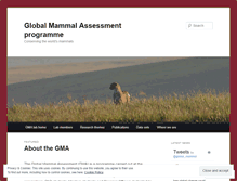 Tablet Screenshot of globalmammal.org